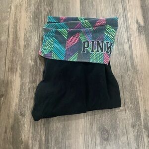 Pink yoga leggings